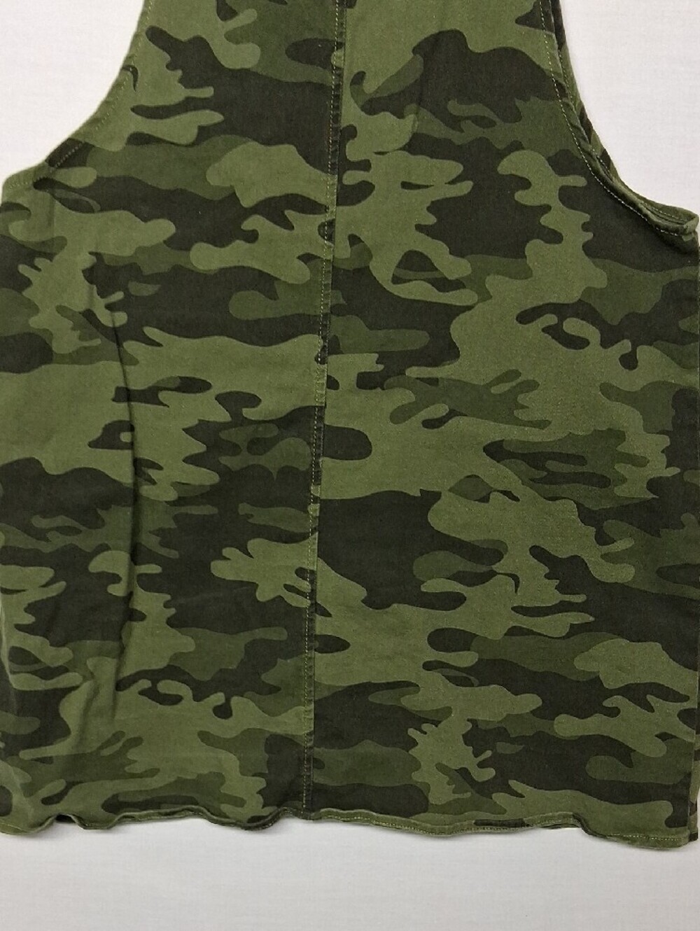 Tinseltown Olive Green Camo Overall Dress - Picture 8 of 8